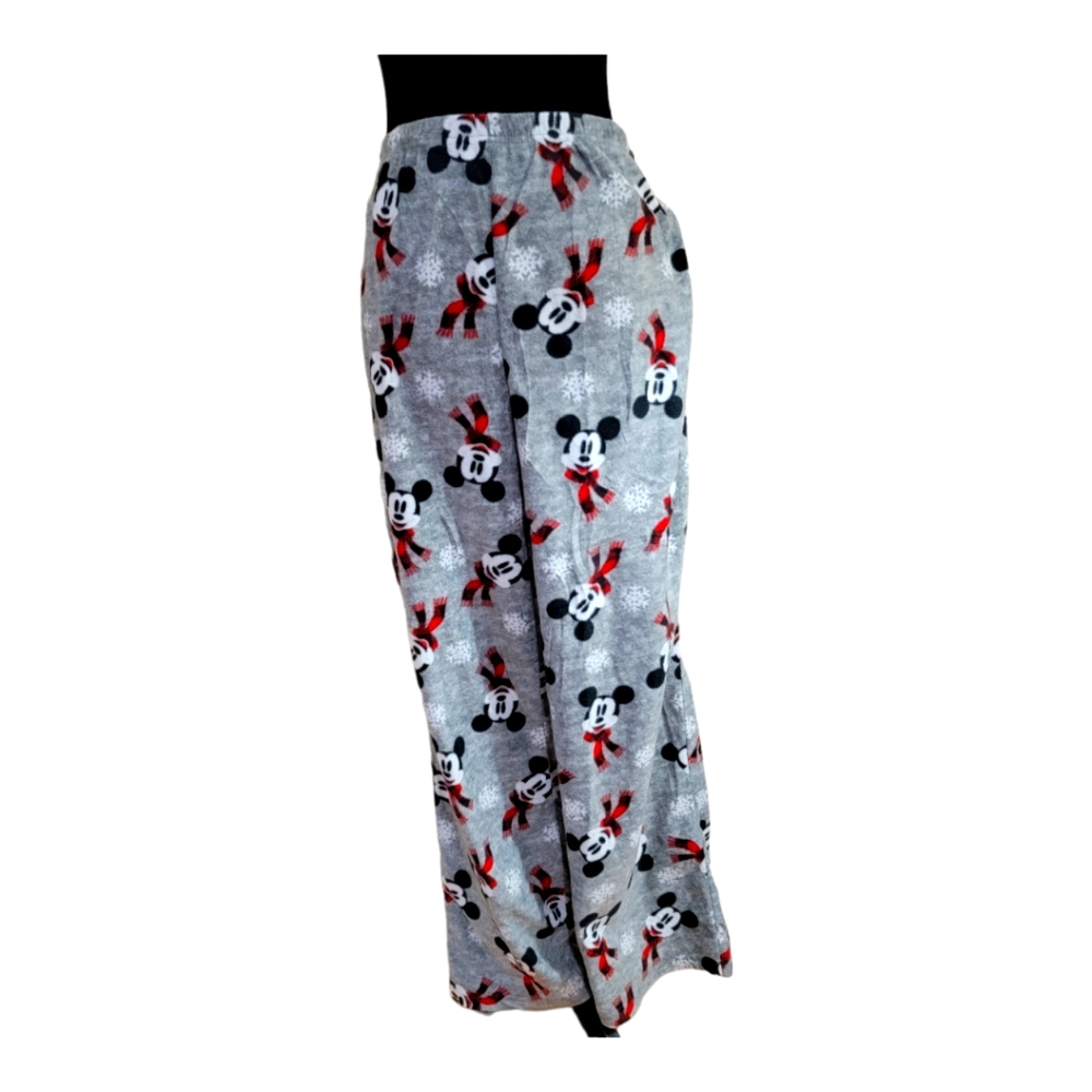 DISNEY Women's Flannel Lounging Pants with Mickey Mouse - XXL